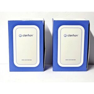 2 CLARIFION Air Ionizer Ionic Purifier Filterless Plug In NEW